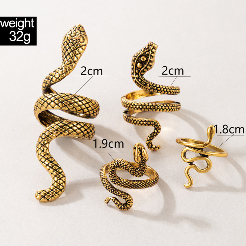Conjunto de anillos de nudillo - Vintage Punk Knuckle Rings Set reseña y precio