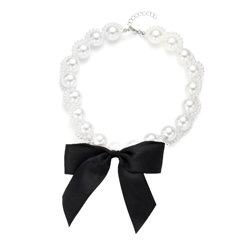 Gargantilla con cinta de perla - Pearl Choker Necklace Vintage reseña y precio