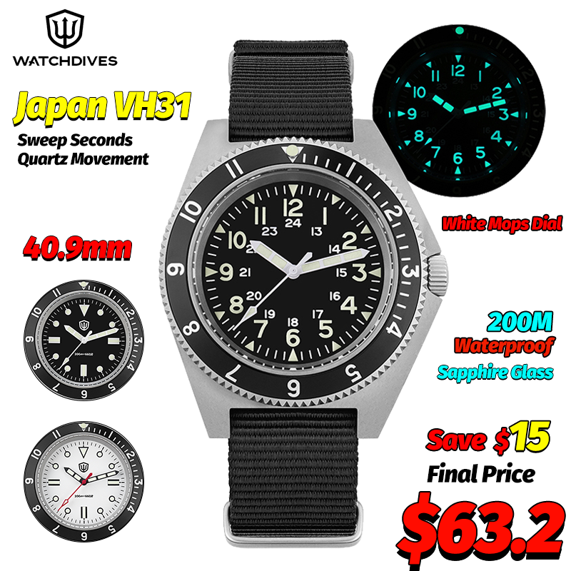 Watchdives WD1972 Reloj de cua - Watch Accessories reseña y precio