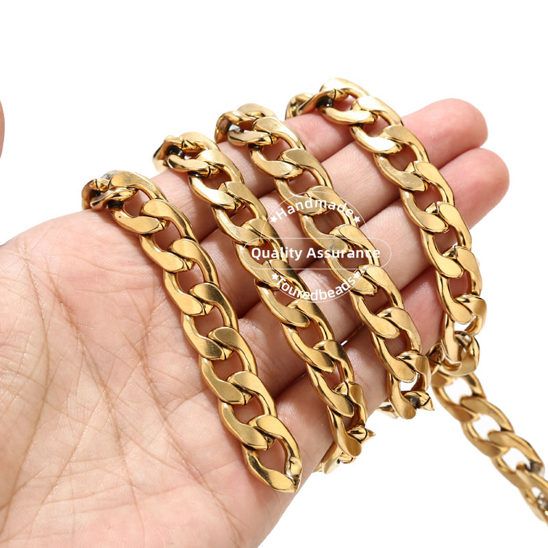 Cadena cubana de acero inoxida - Cuban Link Chain 12Mm reseña y precio