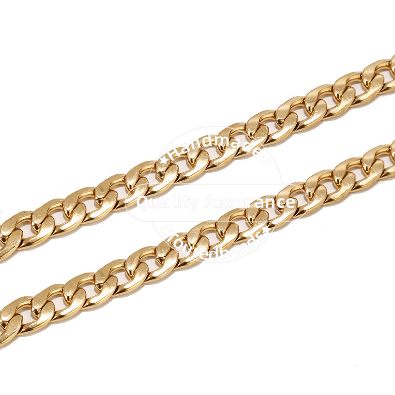 Cadena cubana de acero inoxida - Cuban Link Chain 12Mm reseña y precio