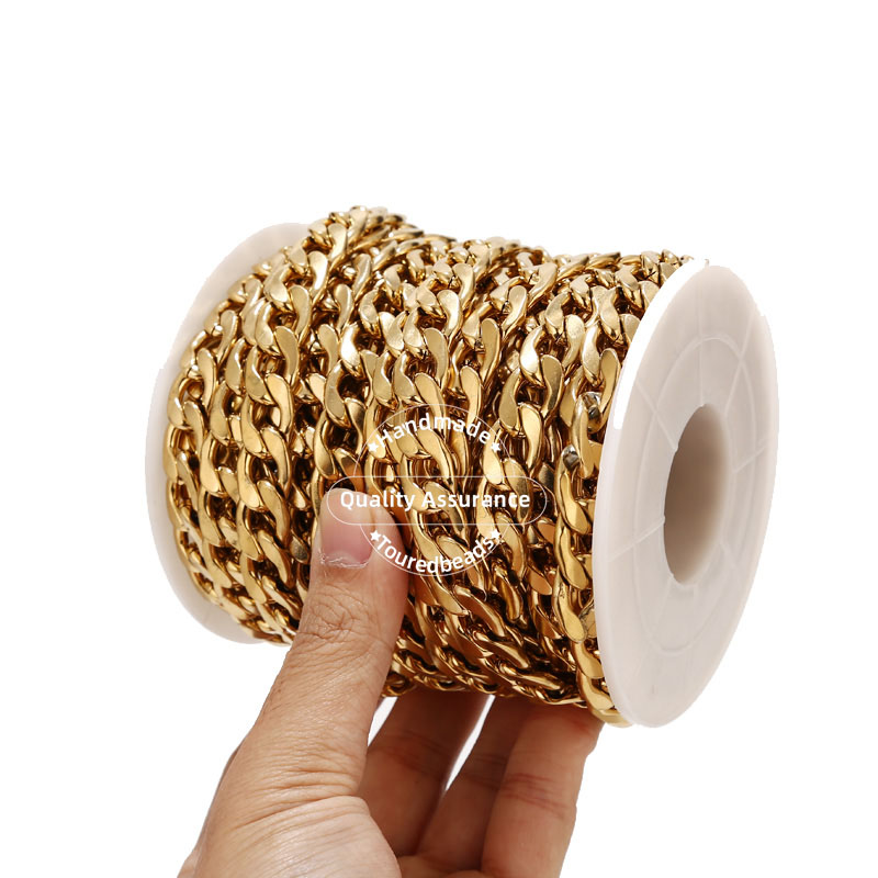 Cadena cubana de acero inoxida - Cuban Link Chain 12Mm reseña y precio