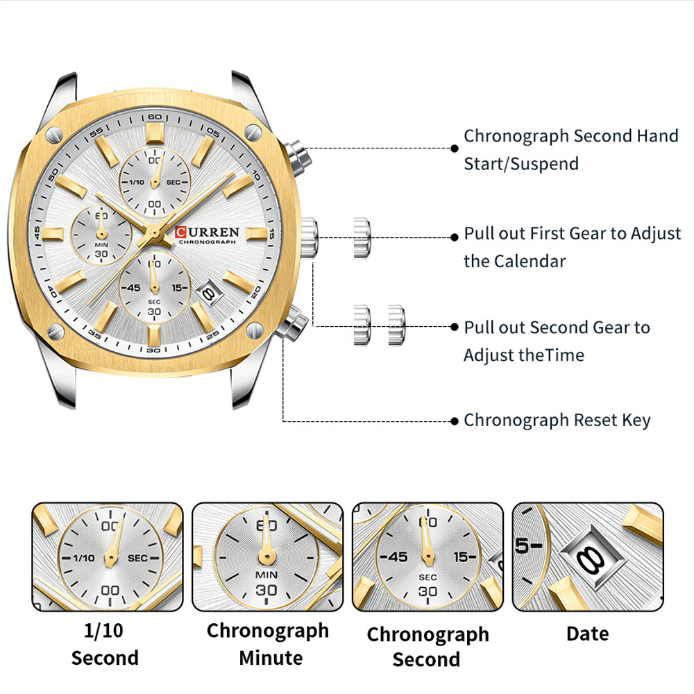 Reloj Deportivo CURREN Moderno - Watch Accessories reseña y precio