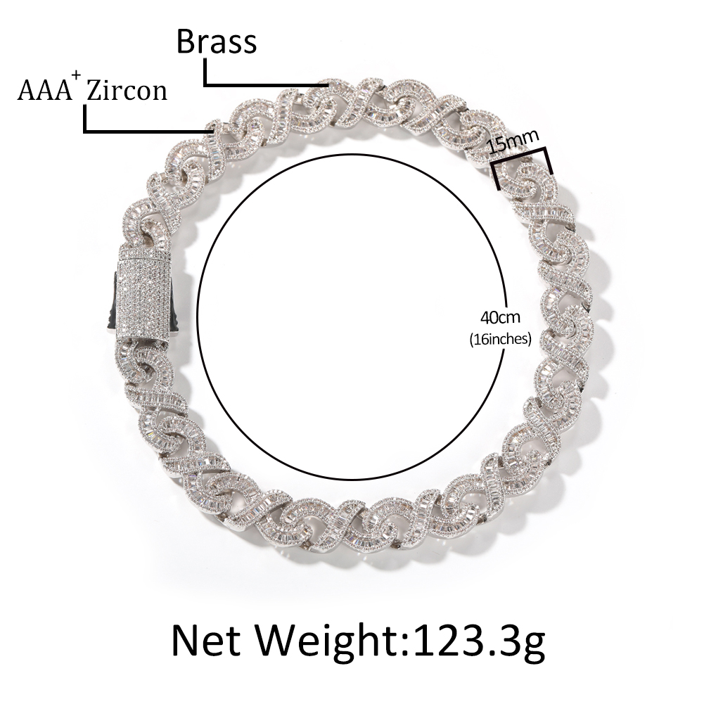 THE BLING KING-collar Baguette - Cuban Link Chain 12Mm reseña y precio