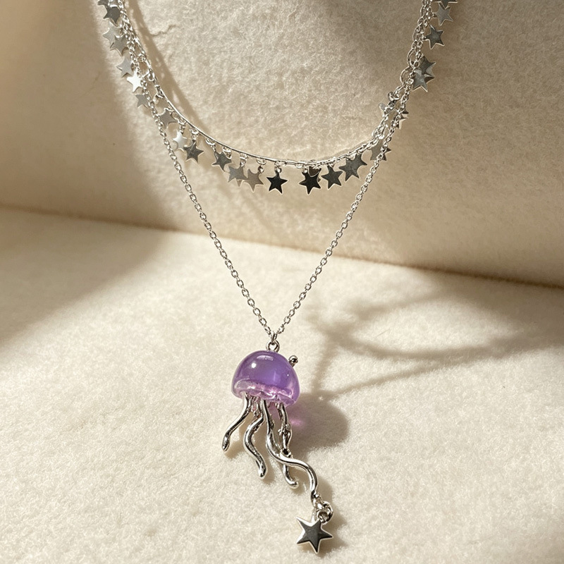 Lindo Collar de Doble Capa con - Layered Pendant Necklace Aesthetic reseña y precio