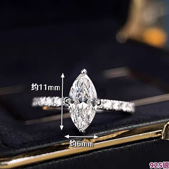 Anillos de boda de moissanita  - Moissanite Engagement Ring 1 Carat reseña y precio