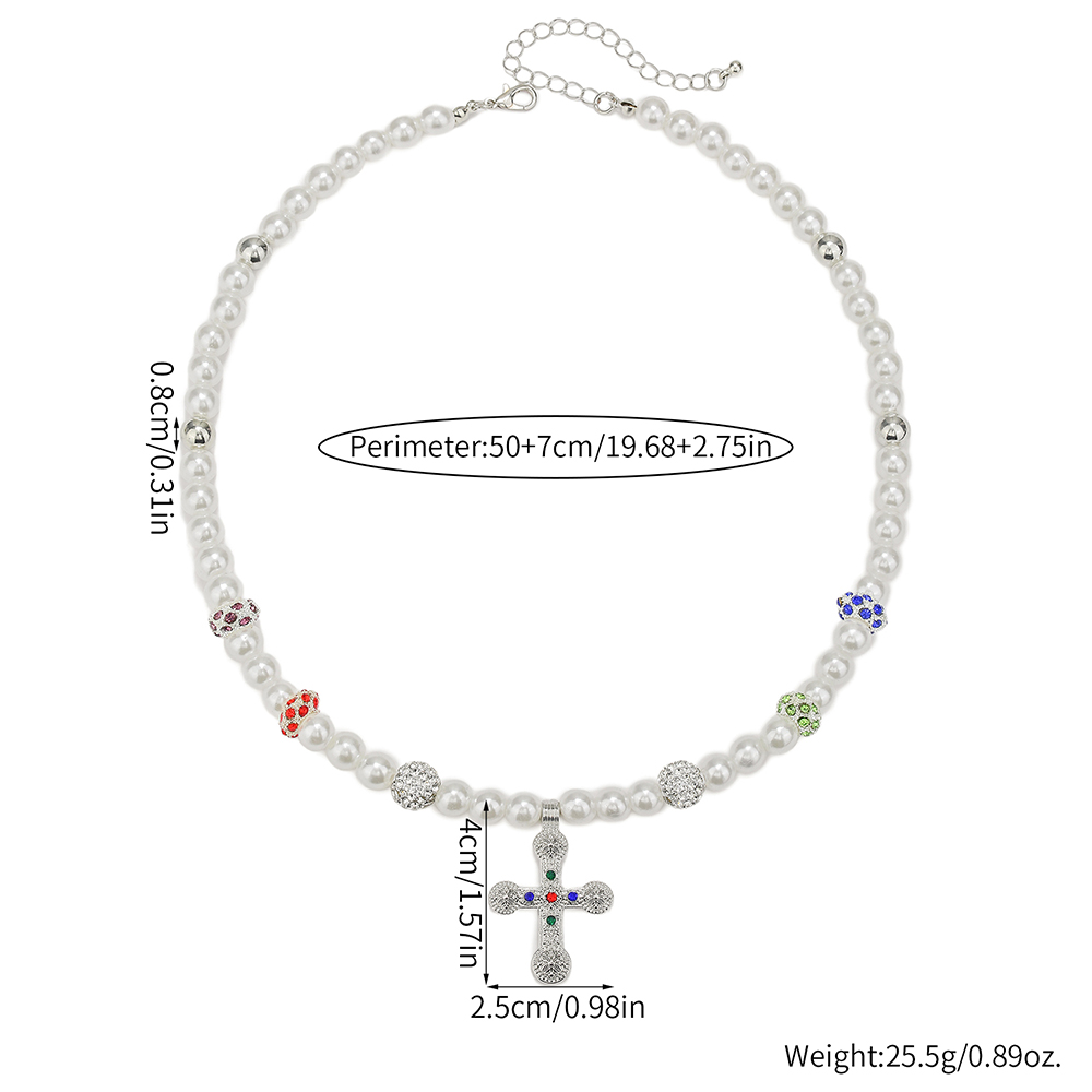 Gargantilla con colgante de cr - Pearl Choker Necklace Vintage reseña y precio
