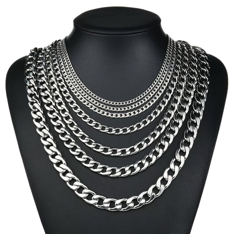 YQ 3MM-10MM 316L collar de cad - Cuban Link Chain 12Mm reseña y precio