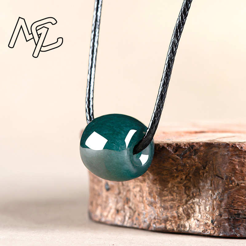 Colgante de Jadeíta Natural de - Necklaces reseña y precio
