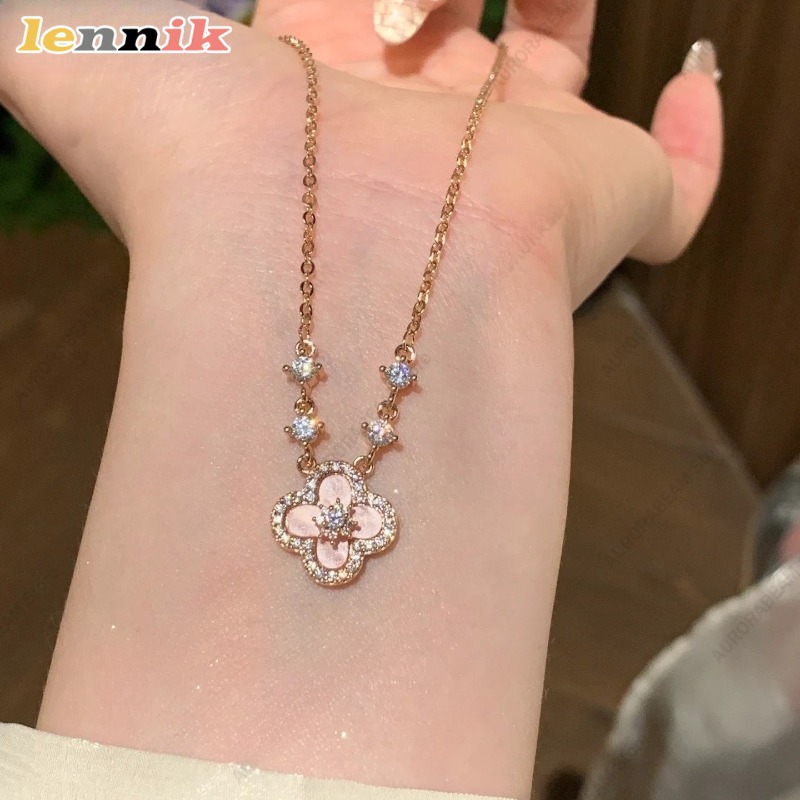 Collar de concha rosa, colgant - Layered Pendant Necklace Aesthetic reseña y precio